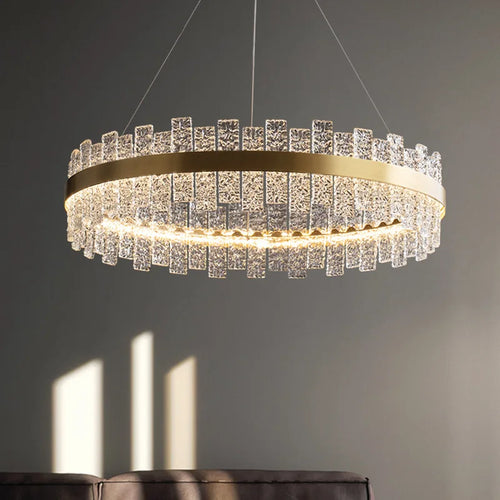 Modern Nordic elegant crystal glass pendant light - vue 2 sur 14