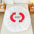 1PC Plain Color Waterproof Mattress Cover,Polyester Material, Thin Breathable,Bedroom，Four Seasons Apply