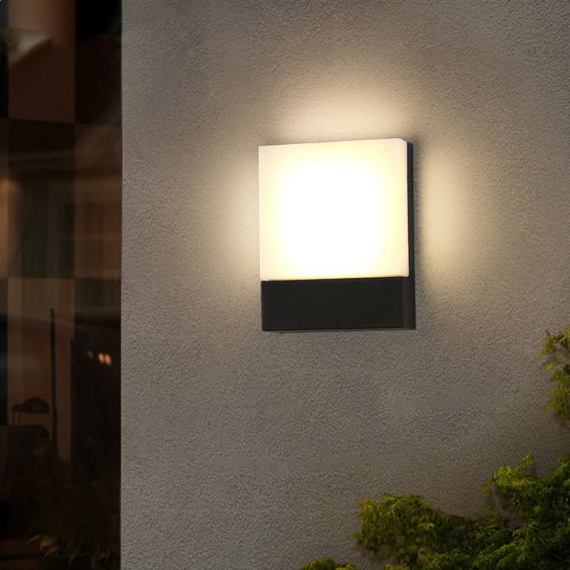 Waterproof outdoor wall light for garden, hotel, villa