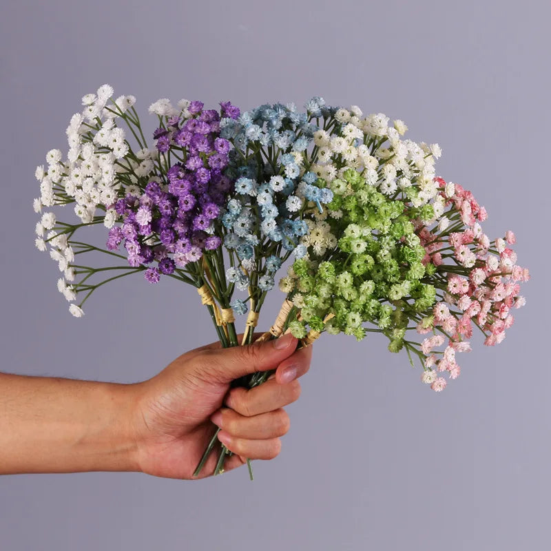 Artificial gypsophila bouquet for weddings and home decor