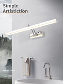 Modern minimalist stainless steel LED table lamp