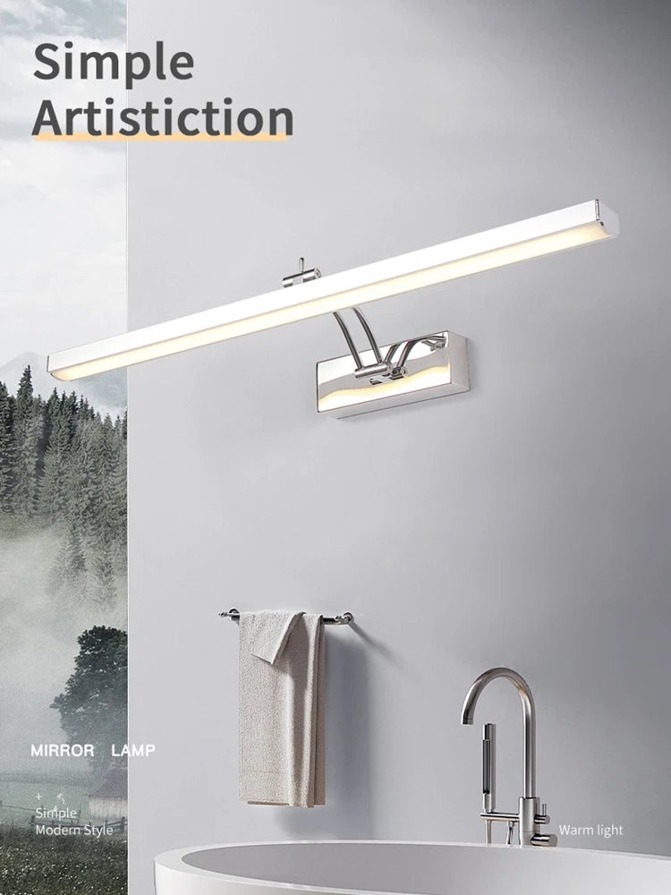 Modern minimalist stainless steel LED table lamp - vue 10 sur 22