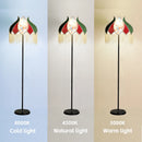 Retro fabric LED floor lamp for elegant decor