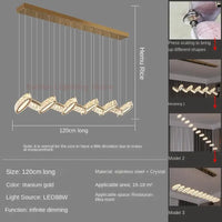 Luxury nordic crystal pendant light new collection