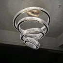 Modern crystal chandelier with ring for interior decoration