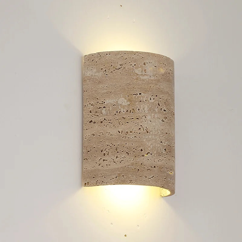 Vintage natural stone waterproof wall light for indoor and outdoor use