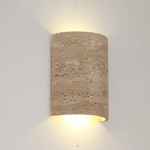 Vintage natural stone waterproof wall light for indoor and outdoor - vue 2 sur 8
