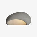 Curved Japanese style designer ceiling light akane
