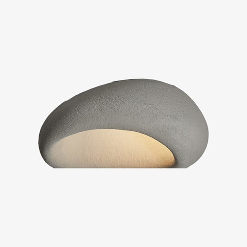 Curved Japanese style designer ceiling light akane - vue 7 sur 10