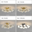 Modern crystal glass chandelier for interior decor