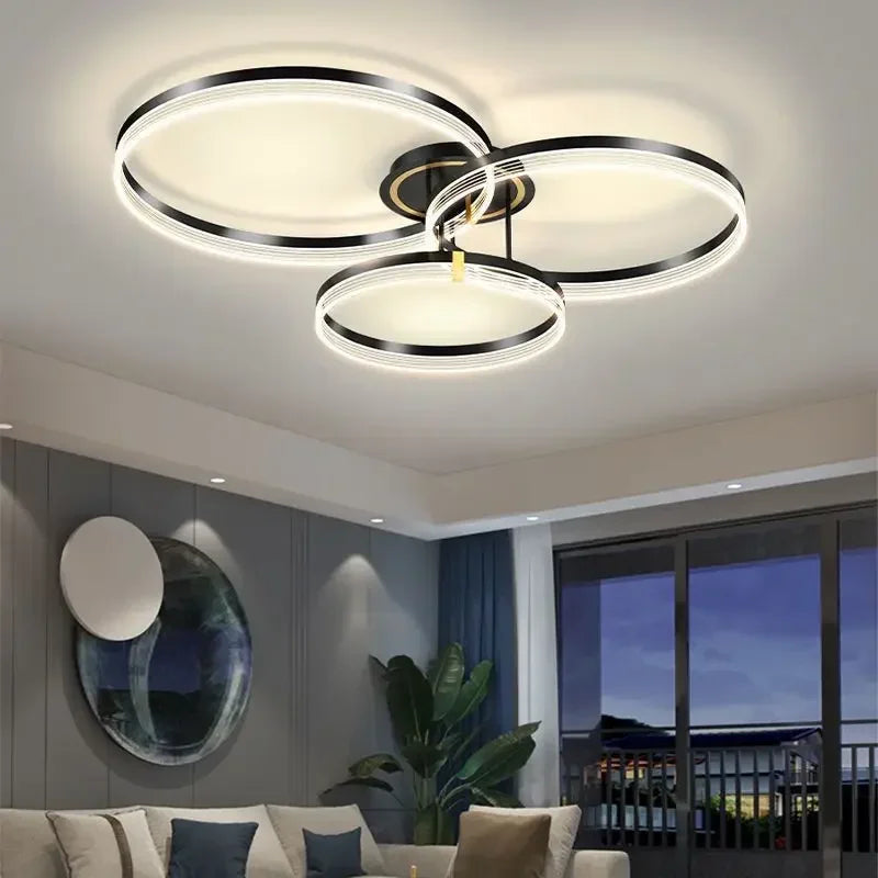 Modern acrylic chandelier with LED for luxurious décor