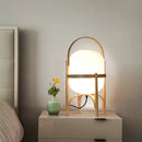 Modern wooden floor lamp for living room, study, bedroom, portable