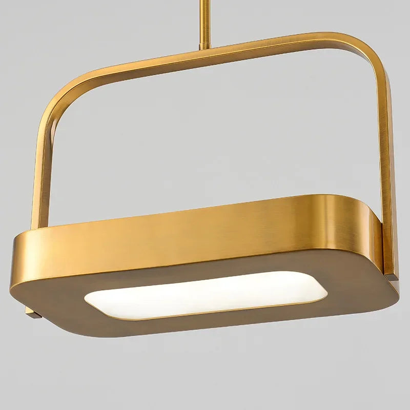 Modern metal pendant light for creative interior décor - vue 6 sur 10