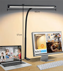 Foldable LED clip desk lamp with eye protection, 3 modes and 10 brightness levels