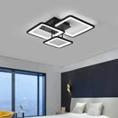 Modern black LED ceiling light