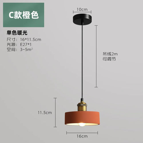 Industrial style LED pendant light - vue 14 sur 22