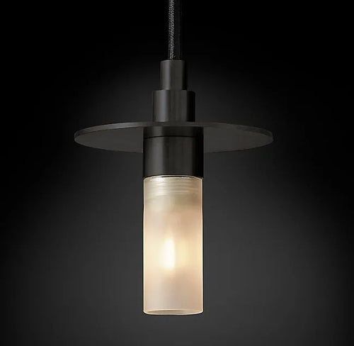 Modern decorative chrome iron pendant light for interiors