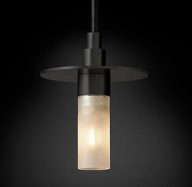 Modern decorative chrome iron pendant light for interiors