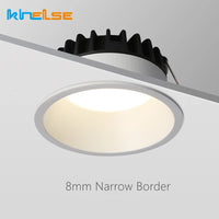 Recessed dimmable LED ceiling light for modern indoor lighting