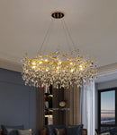 Luxury crystal chandelier for elegant interior decoration