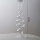 European glass candle holder for decoration and weddings