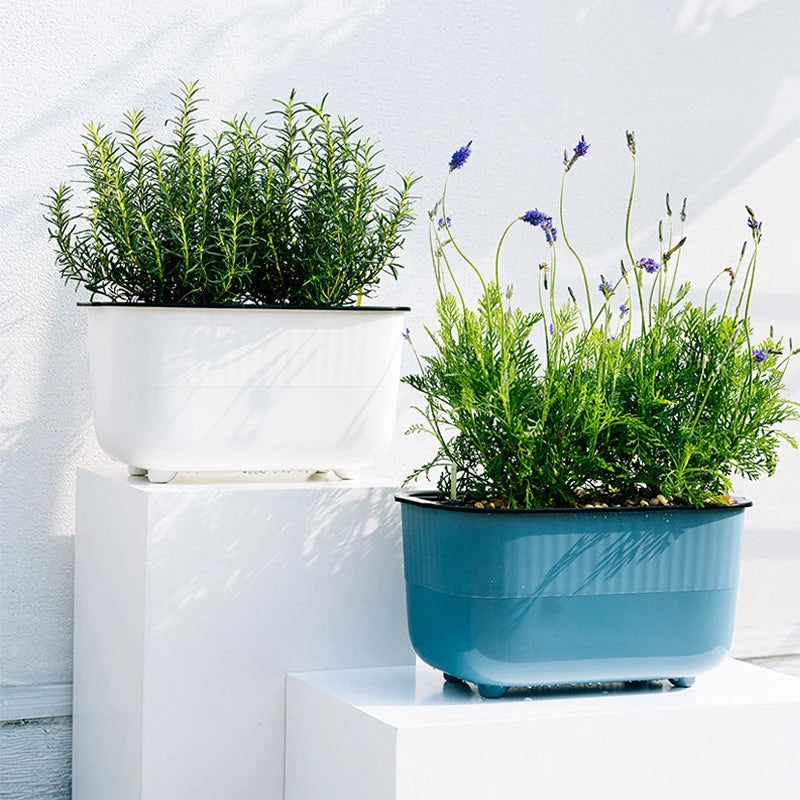 plastic vegetable pot for lazy balcony and vertical gardening