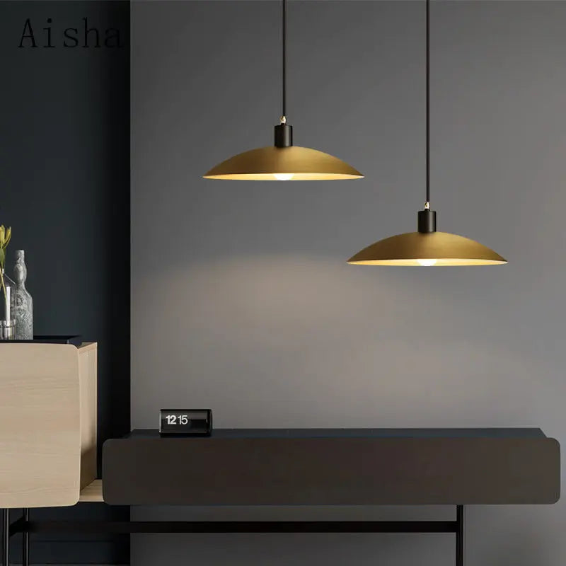 Nordic brass pendant light for luxury décor