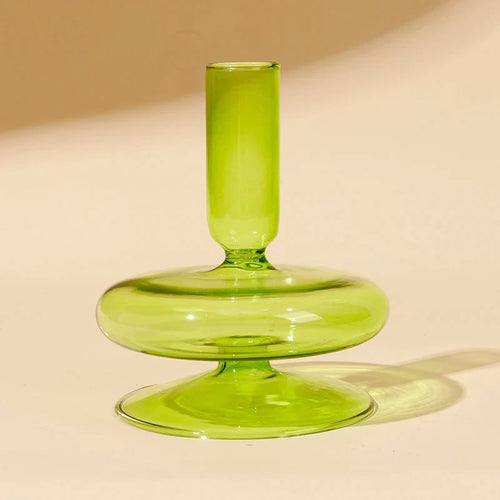 European glass candle holder for decoration and weddings - vue 17 sur 30
