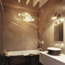 Modern crystal chandelier with water drop design for interiors