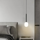 modern egg-shaped bedside lamp for creative interior