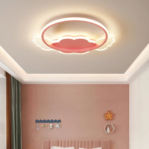 cute cloud ceiling light for princess girl room - vue 4 sur 11