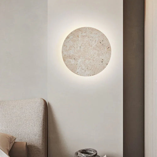 Natural stone wall light for artistic decorative ambience - vue 2 sur 8