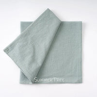 Set of 24 cotton table napkins mediterranean style