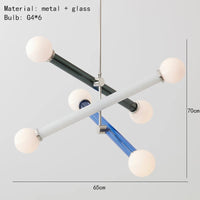 Minimalist art deco chandelier pendant light