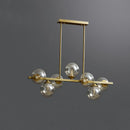 Luxury modern design glass LED chandelier