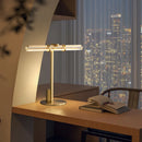 Modern crystal LED desk lamp minimalist for reading and work