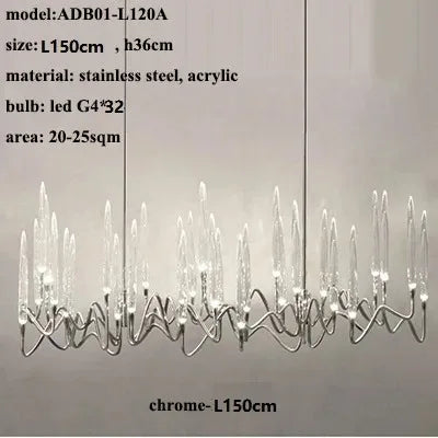 Elegant crystal designer wall light for interiors - vue 19 sur 22