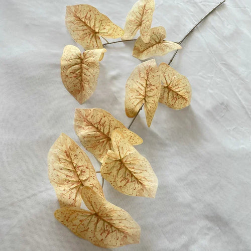 Artificial taro foliage plant natural decoration for indoor and outdoor spaces - vue 7 sur 10