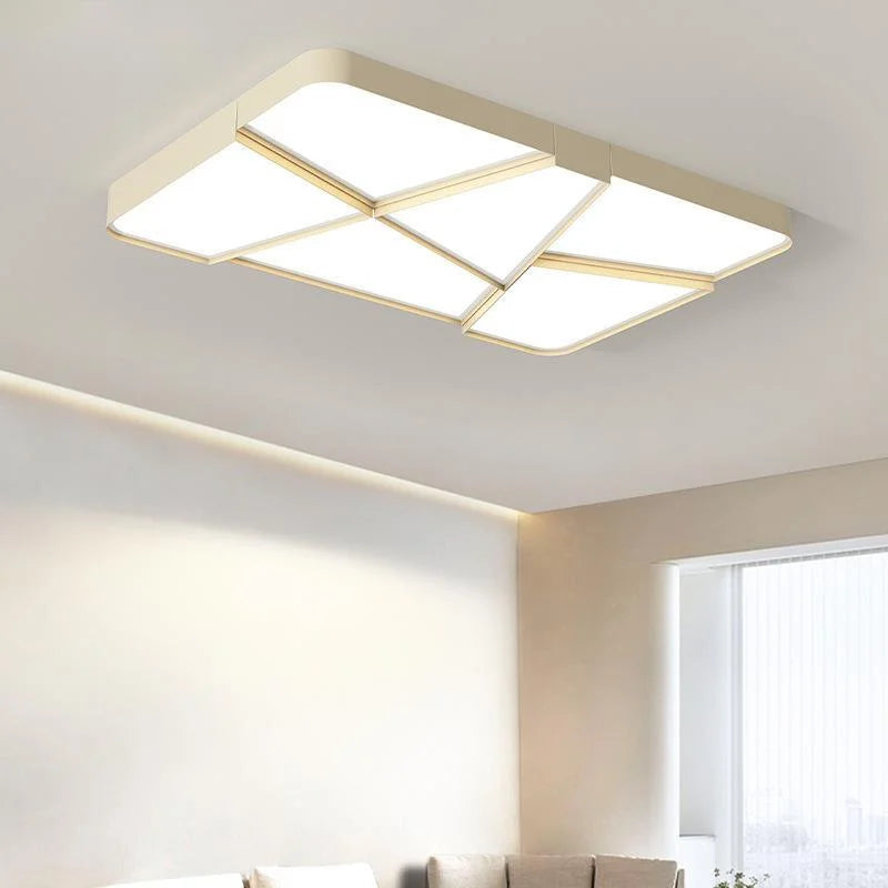 Modern Creative Splicing LED Chandeliers, Used For Bedroom Learning, Living, Dining, Indoor Lighting, Dimmable Home Decoration - vue 2 sur 12