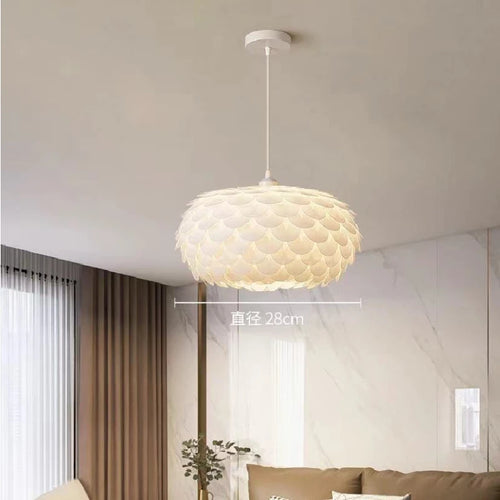 Creative warm light modern designer chandelier for girls' bedroom - vue 9 sur 10