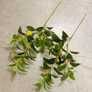 Set of 6 artificial silk osmanthus plants for commercial decoration