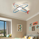 Helicopter ceiling light for modern and cosy children's room