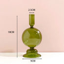 European glass candle holder for decoration and weddings