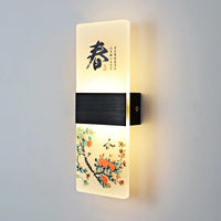 Japanese acrylic wall light for modern decor