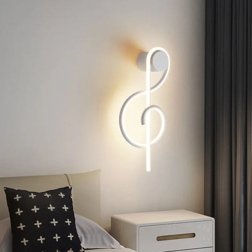 Modern spiral aluminium LED wall light - vue 5 sur 14
