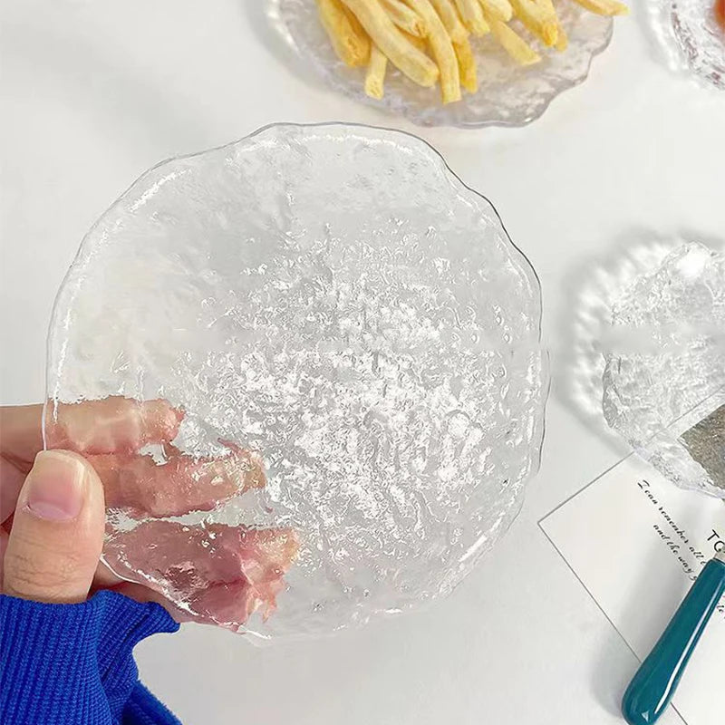Decorative glass trays for storage and home decoration - vue 3 sur 8
