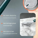 Long handle toilet brush with holder for efficient cleaning