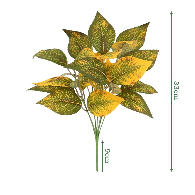 Artificial silk bamboo leaves for elegant decoration - vue 29 sur 32
