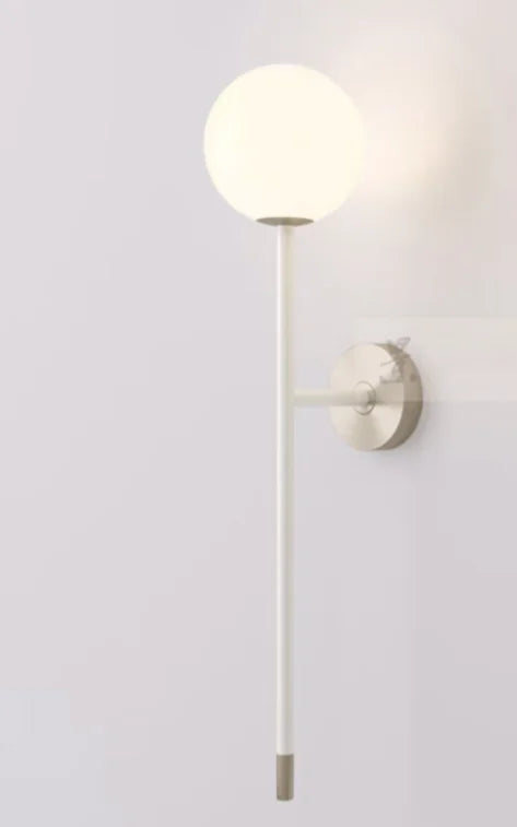 Minimalist Nordic wall light with creative pole