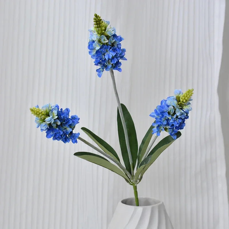 Artificial lavender silk flower stems for interior decoration - vue 11 sur 12